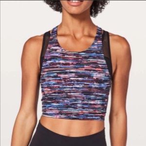 Lululemon break free cropped tank size 4